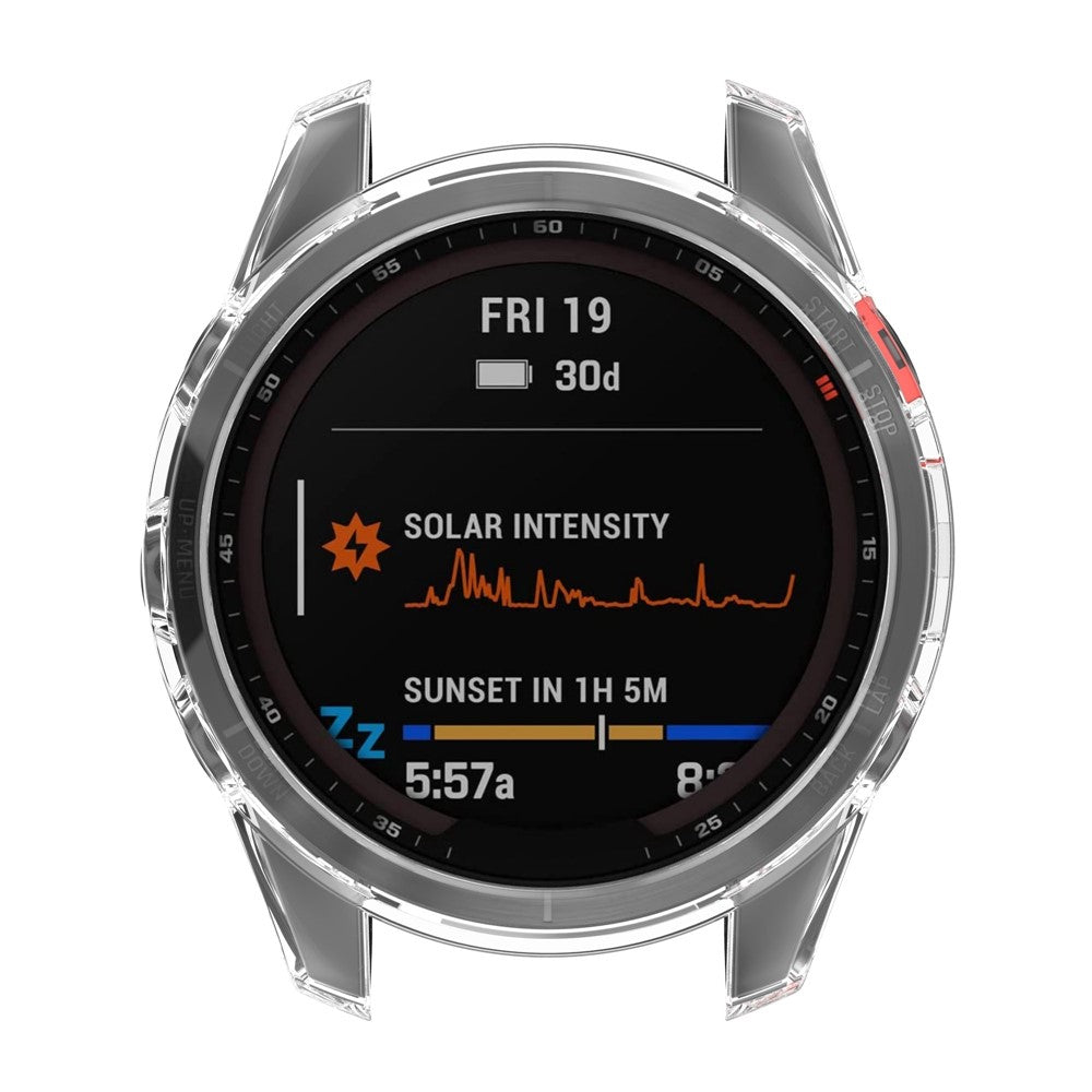 Rigtigt Godt Garmin Fenix 7S Silikone Cover - Gennemsigtig#serie_2