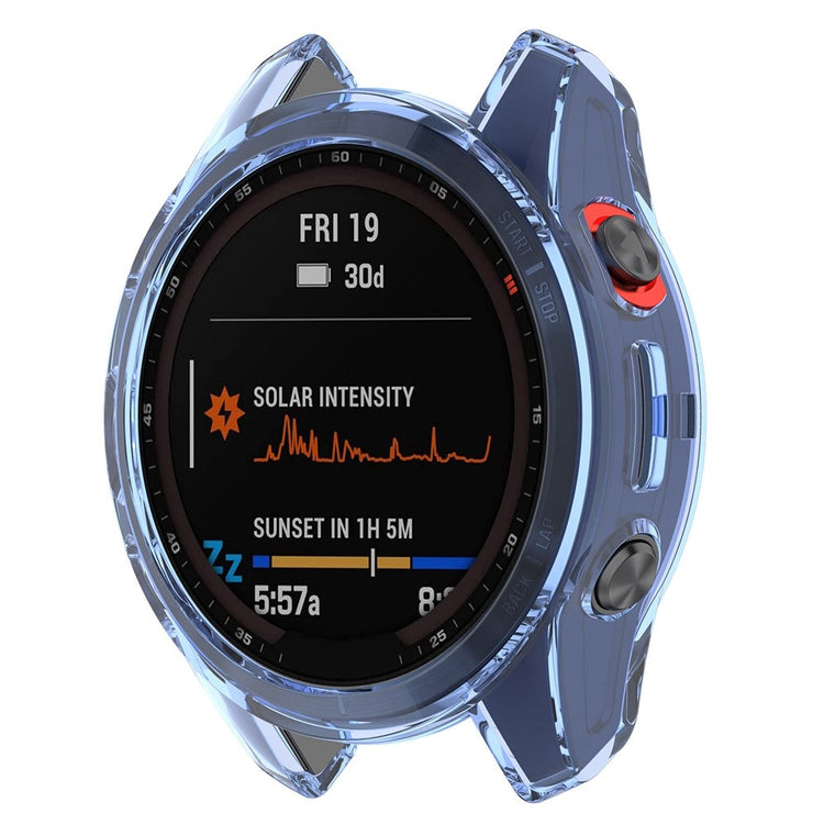 Rigtigt Godt Garmin Fenix 7S Silikone Cover - Blå#serie_4