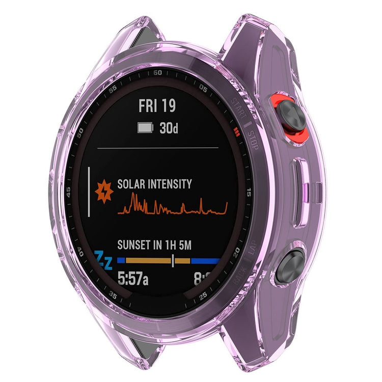 Rigtigt Godt Garmin Fenix 7S Silikone Cover - Lilla#serie_5