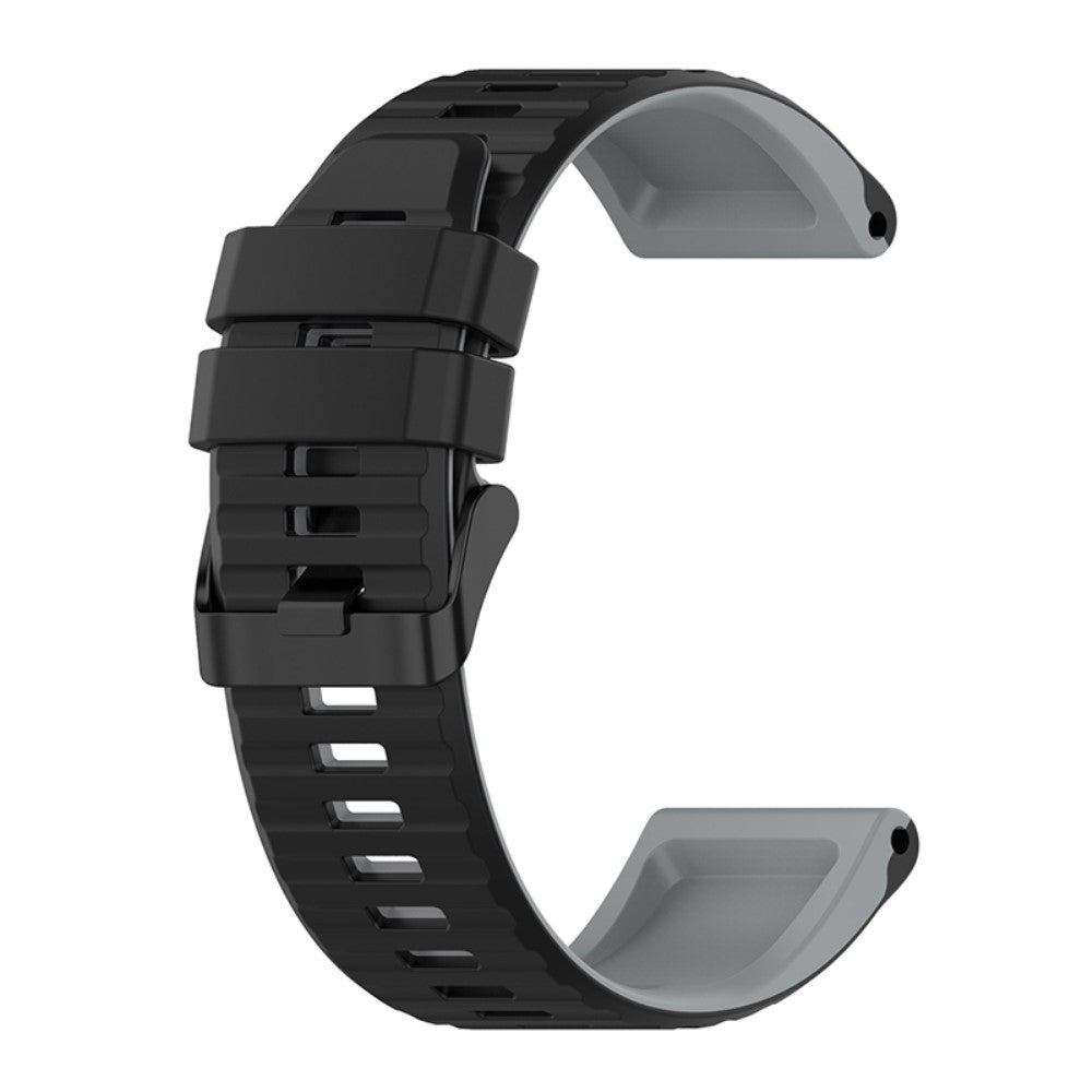 Mega pænt Universal Garmin Silikone Rem - Sort#serie_5