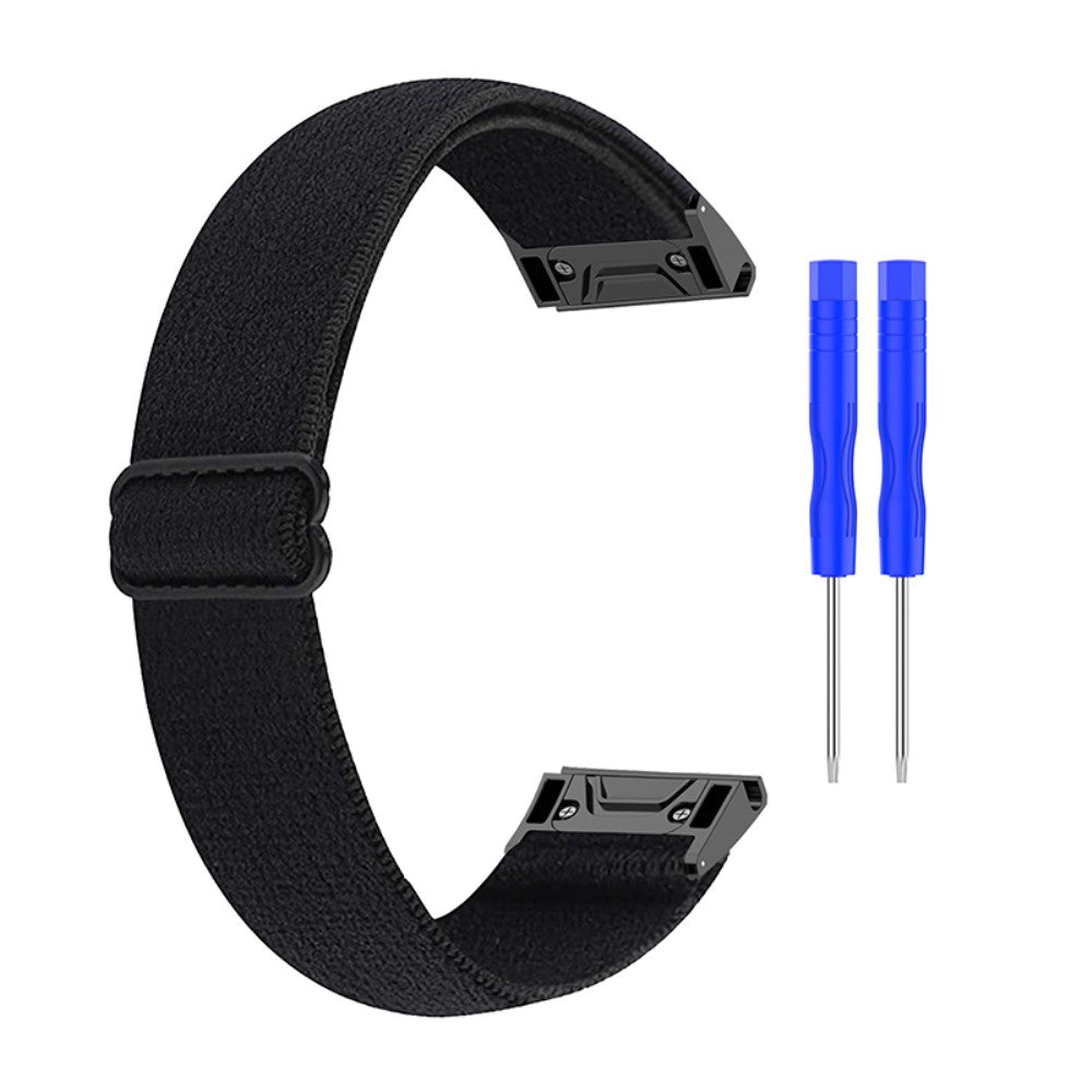 Rigtigt nydelig Universal Garmin Nylon Rem - Sort#serie_8