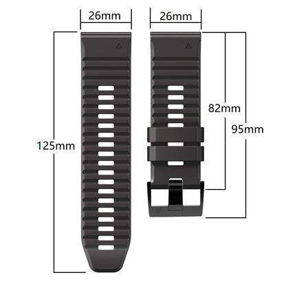 Smuk Universal Silikone Rem - Grøn#serie_6