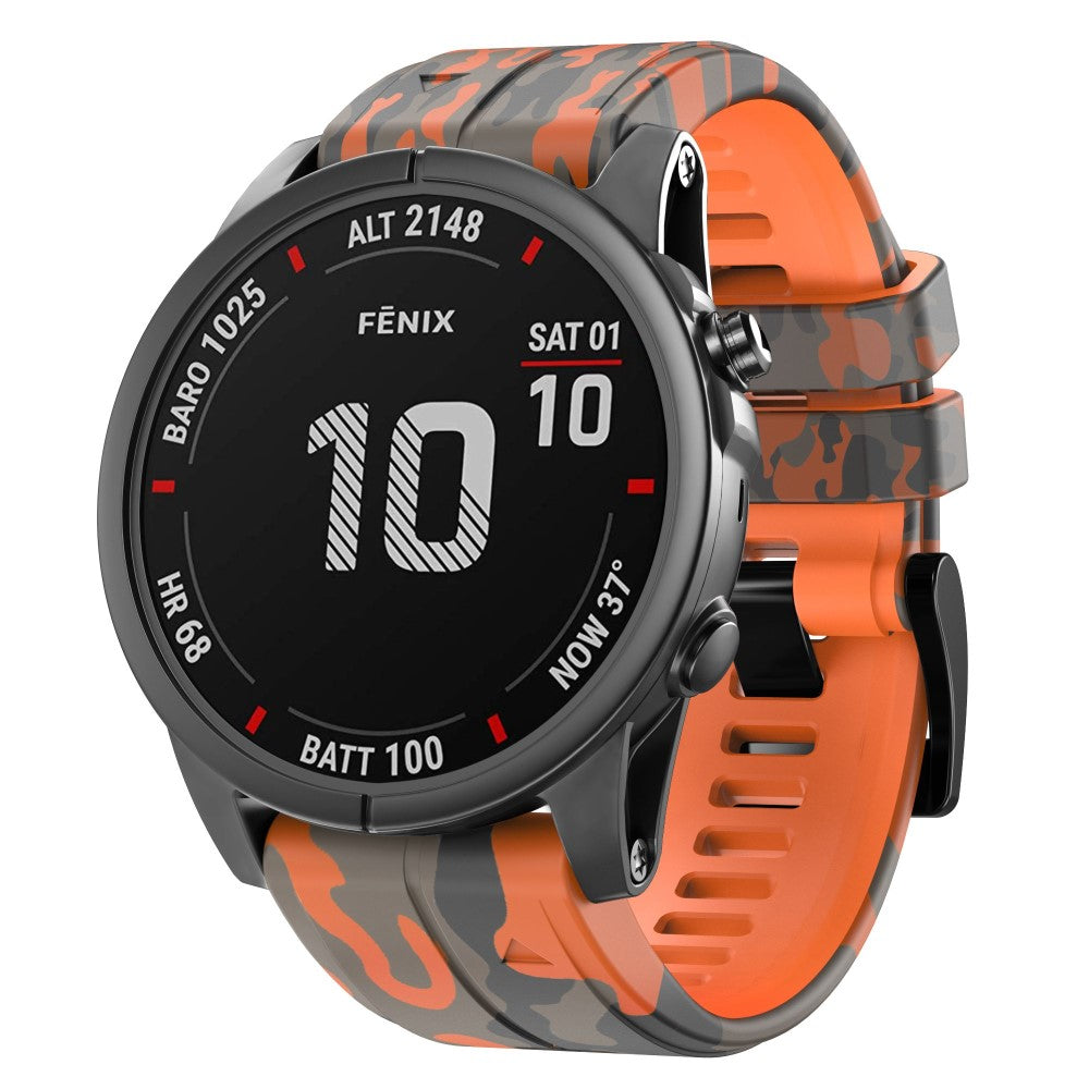 Meget slidstærk Universal Silikone Rem - Orange#serie_1
