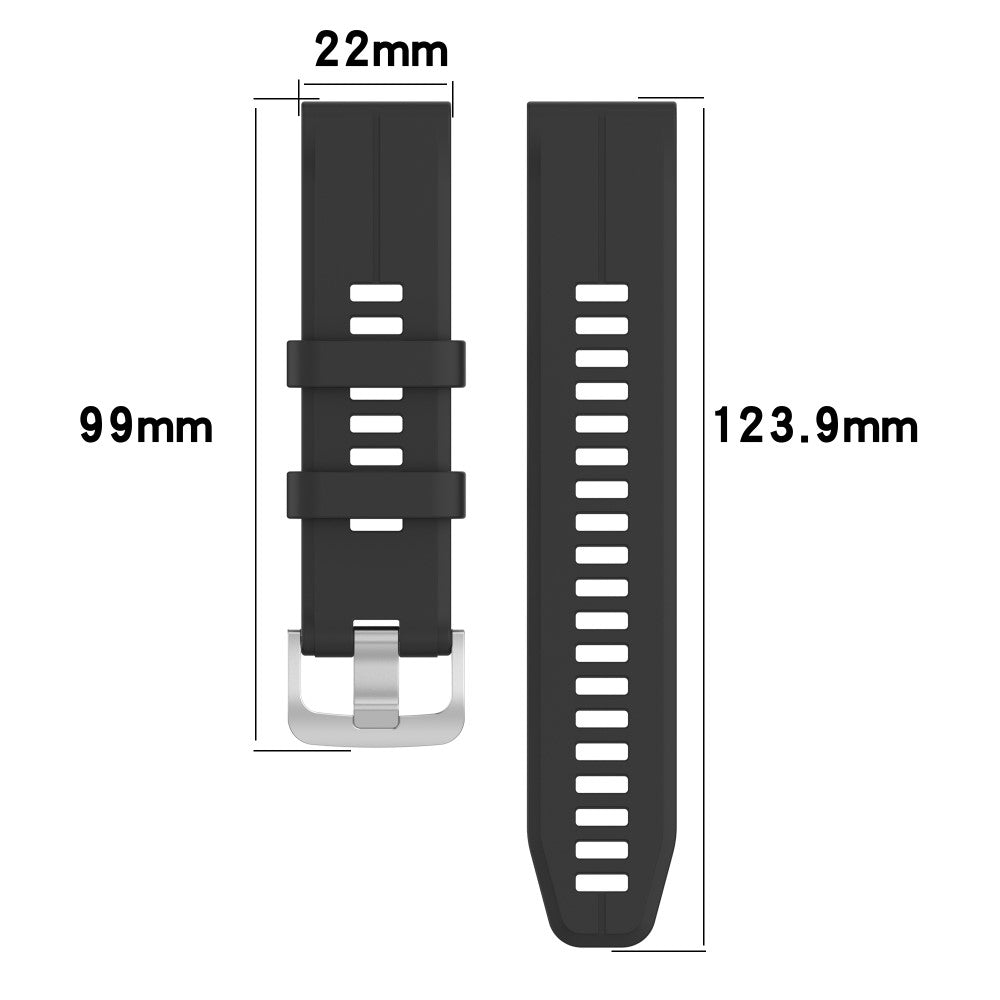 Super flot Universal Silikone Urrem - Sølv#serie_6