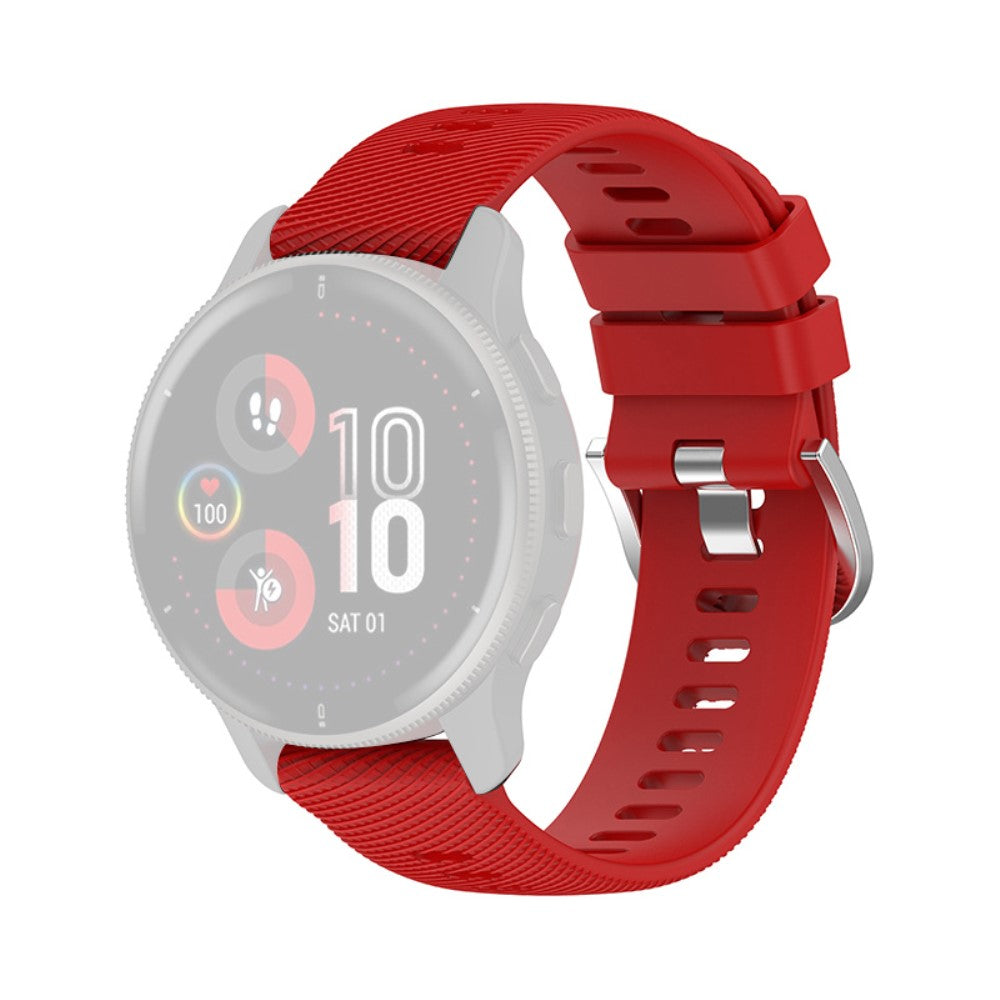 Rigtigt smuk Universal Garmin Silikone Rem - Rød#serie_10