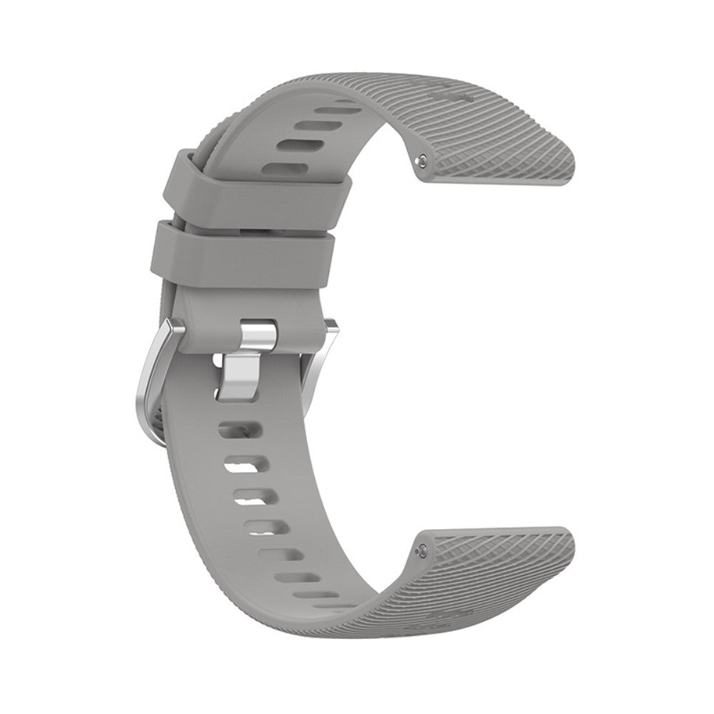 Rigtigt smuk Universal Garmin Silikone Rem - Sølv#serie_2