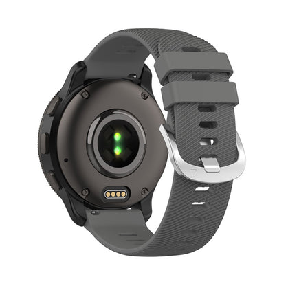 Rigtigt smuk Universal Garmin Silikone Rem - Sølv#serie_5