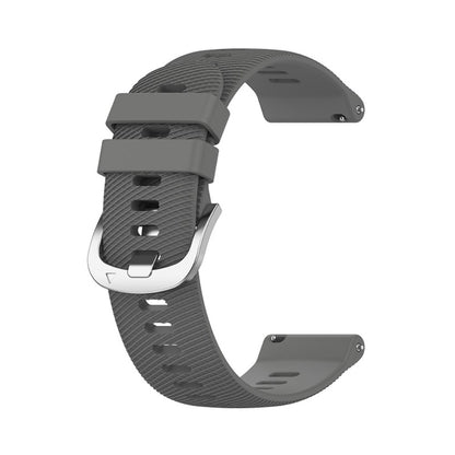 Rigtigt smuk Universal Garmin Silikone Rem - Sølv#serie_5