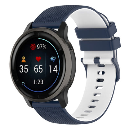 Mega fed Universal Garmin Silikone Urrem - Blå#serie_2