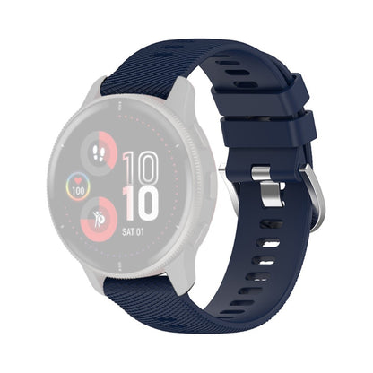 Meget slidstærk Universal Garmin Silikone Rem - Blå#serie_3
