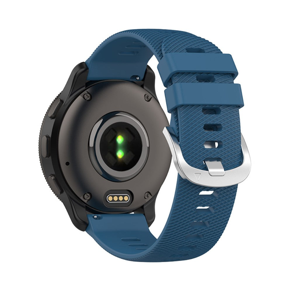 Meget slidstærk Universal Garmin Silikone Rem - Blå#serie_6