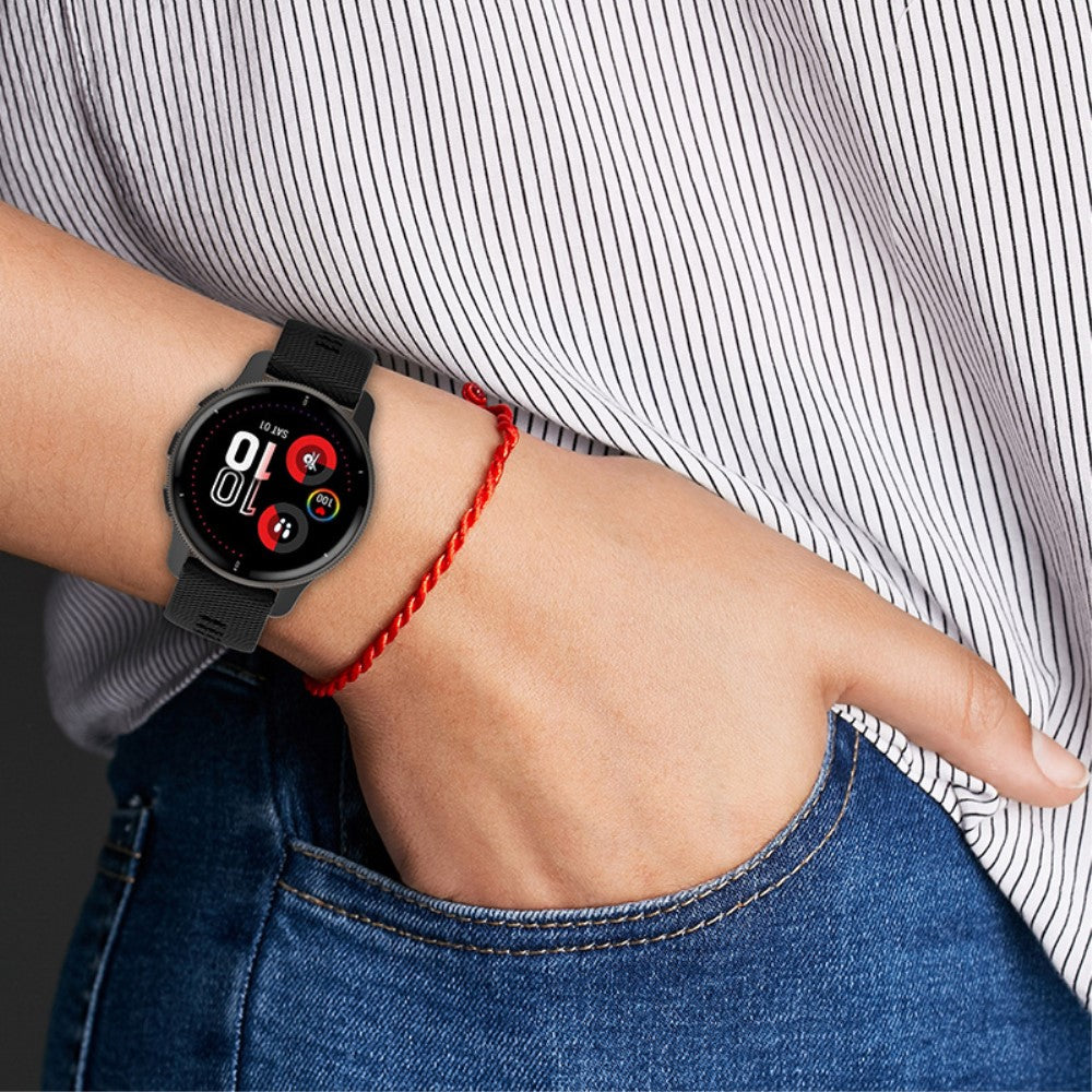 Meget slidstærk Universal Garmin Silikone Rem - Lilla#serie_8