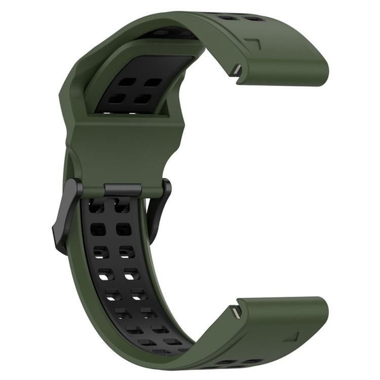 Slidstærk Universal Garmin Silikone Rem - Grøn#serie_6