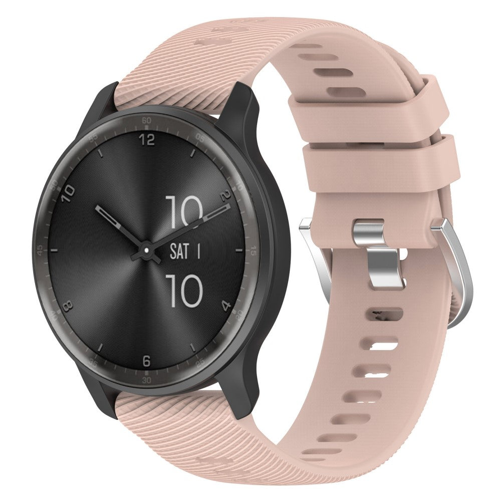 Vildt Skøn Silikone Universal Rem passer til Garmin Smartwatch - Pink#serie_8