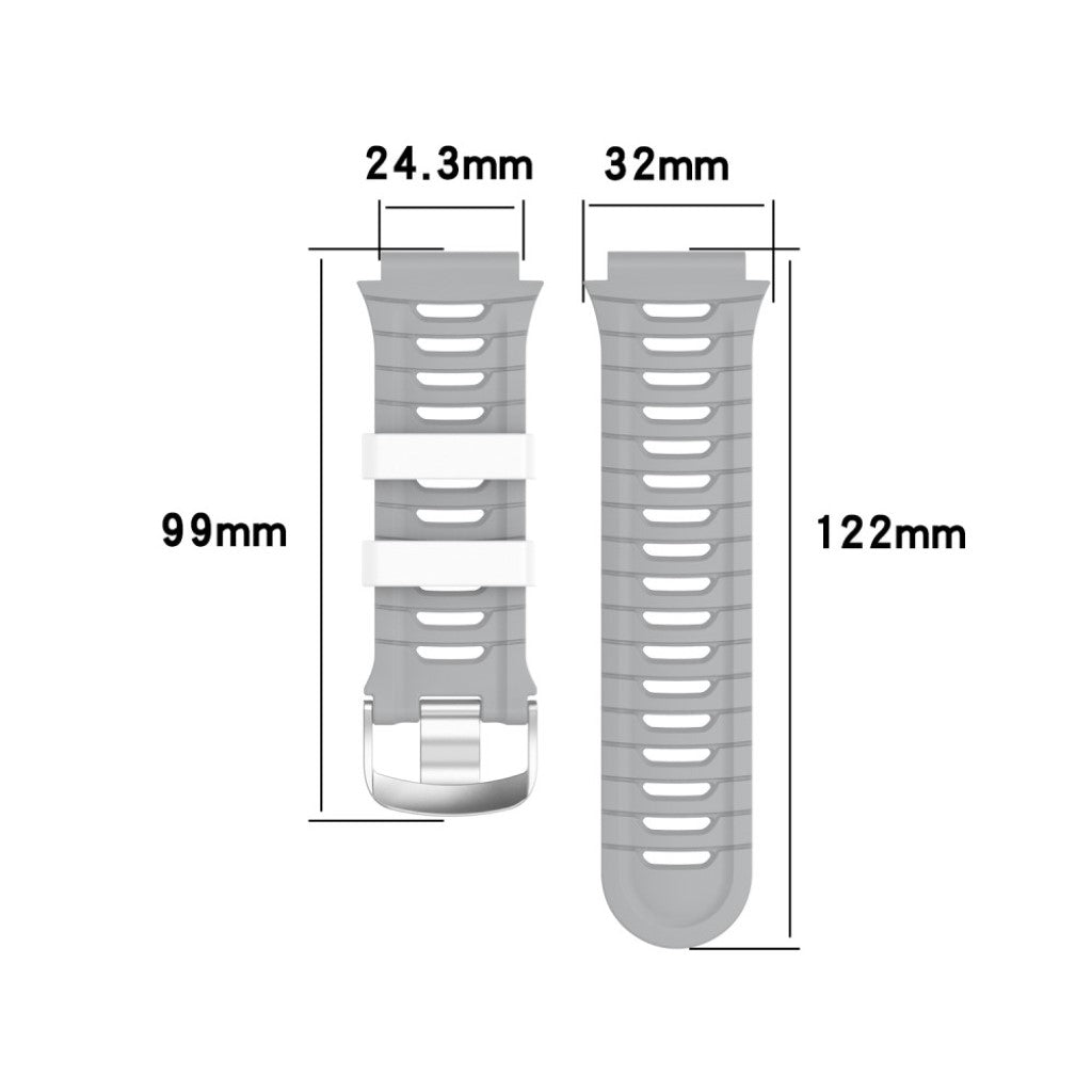 Rigtigt fantastisk Garmin Forerunner 920 XT Silikone Rem - Hvid#serie_4