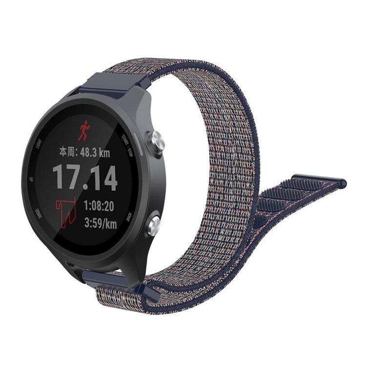 Helt vildt nydelig Garmin Forerunner 245 Nylon Rem - Blå#serie_9