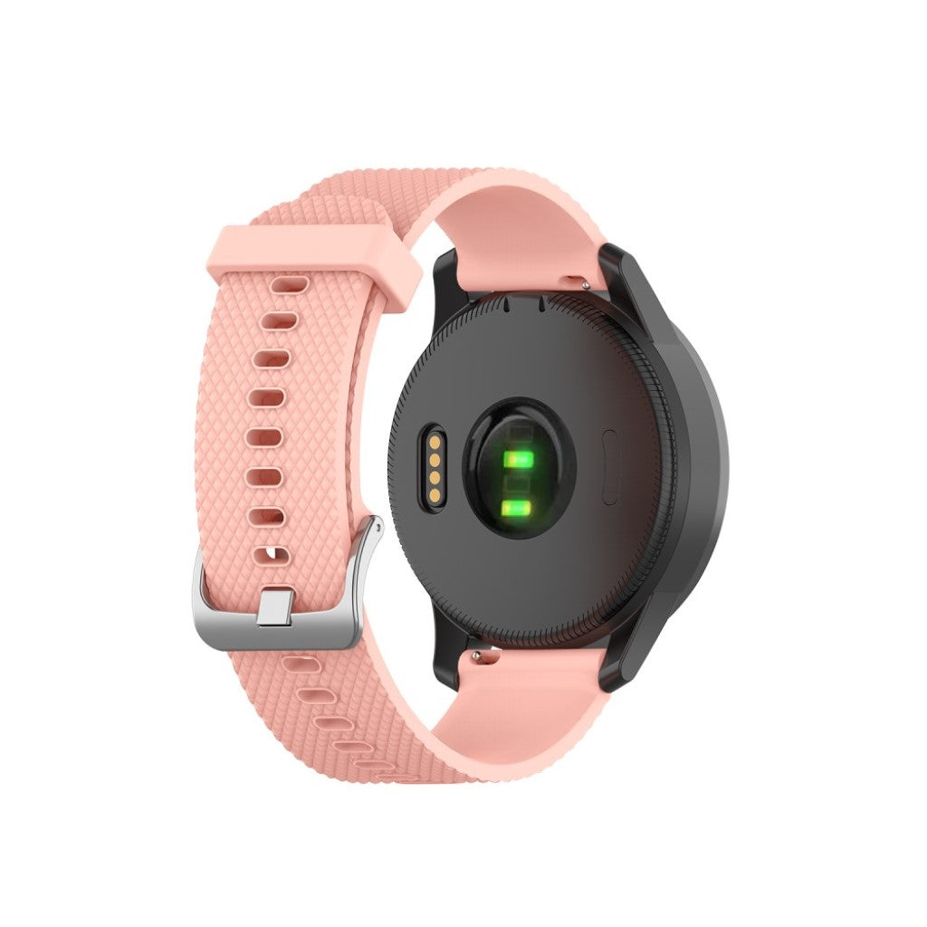 Meget cool Garmin Vivoactive 4 Silikone Rem - Pink#serie_5