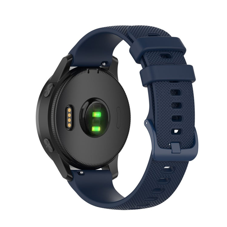 Kønt Garmin Vivoactive 4 Silikone Rem - Blå#serie_10