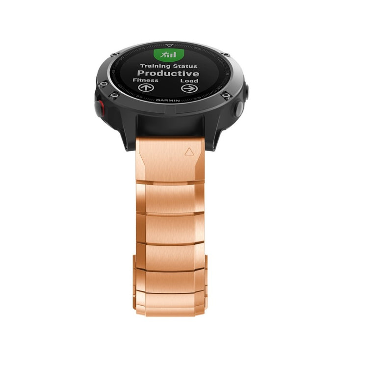 Mega flot Garmin Fenix 6X Metal Rem - Pink#serie_2