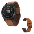 Słodki Garmin Fenix 6X Skóra Naturalna Pasek