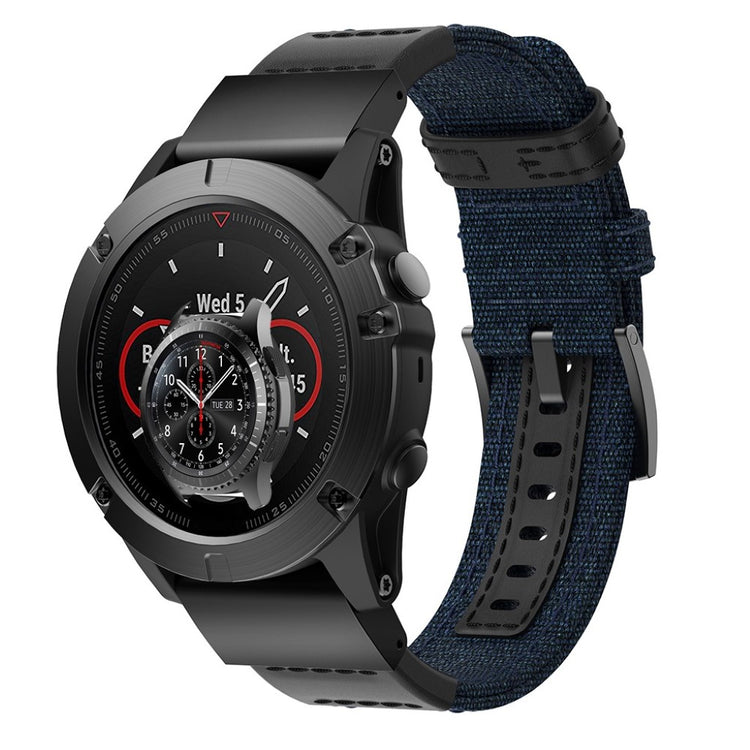 Udsøgt Universal Garmin Nylon Rem - Blå#serie_3