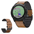 Bardzo Fajny Garmin Smartwatch Skóra Naturalna I Silikon / Tpu Uniwersalne Pasek
