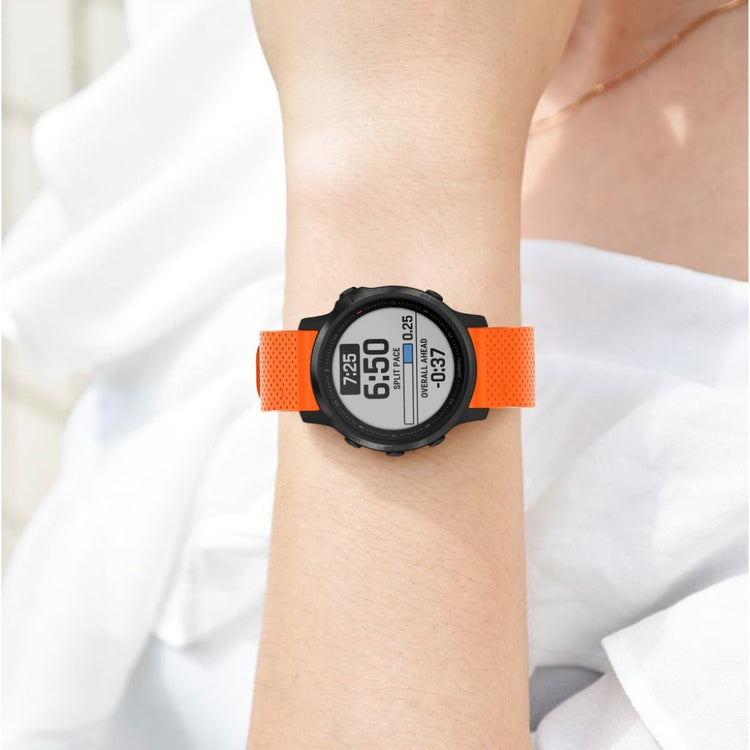 Helt vildt nydelig Garmin Fenix 6S Silikone Rem - Orange#serie_5