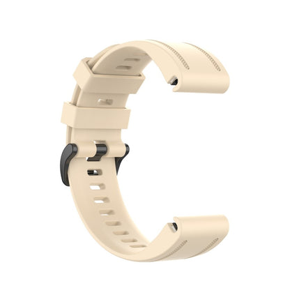 Rigtigt sejt Garmin Fenix 6S Silikone Rem - Beige#serie_10
