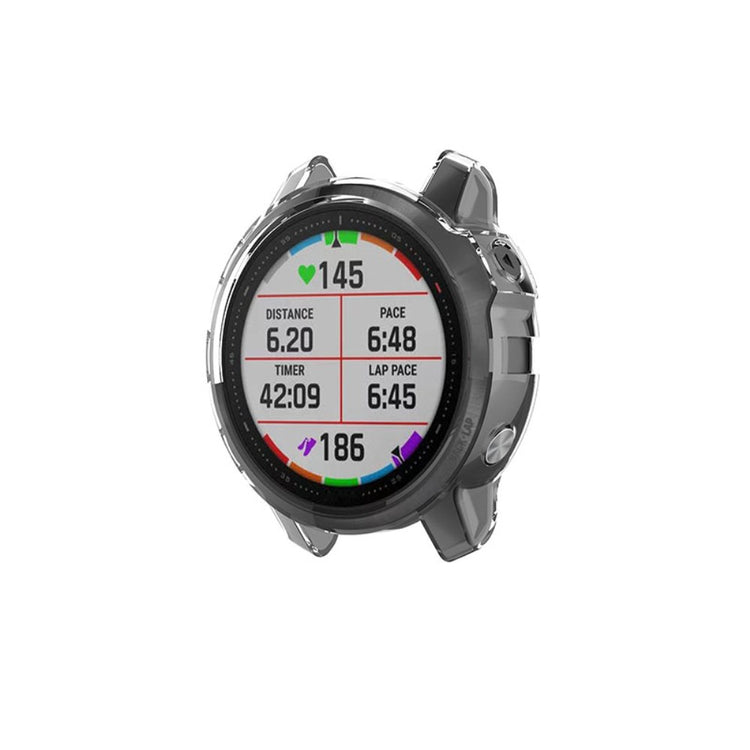 Garmin Fenix 6S / Garmin Fenix 6S Pro Gennemsigtig Silikone Bumper  - Gennemsigtig#serie_5