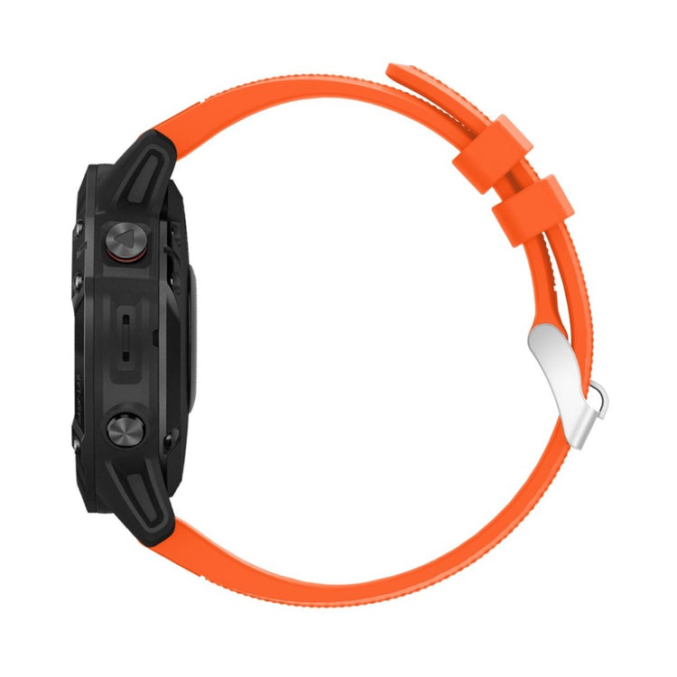 Meget fed Garmin Fenix 6 Silikone Rem - Orange#serie_5