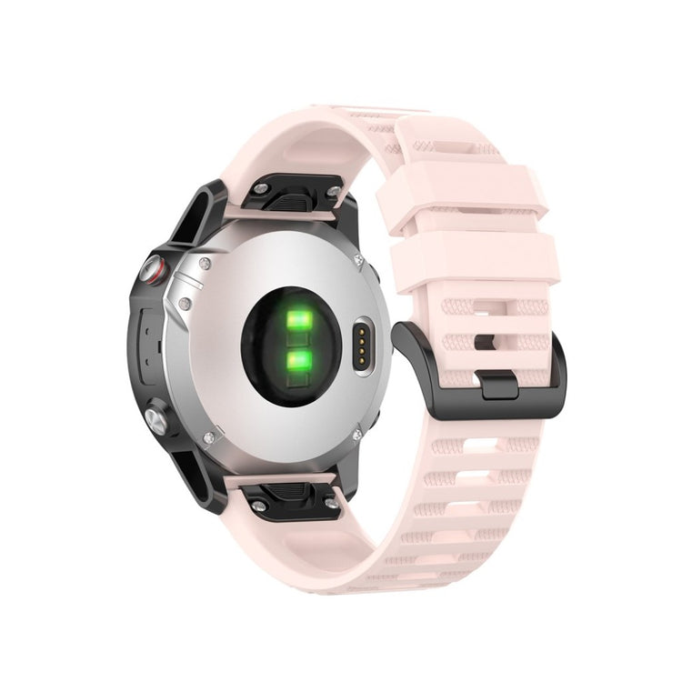 Mega kønt Garmin Fenix 6 Silikone Rem - Pink#serie_11