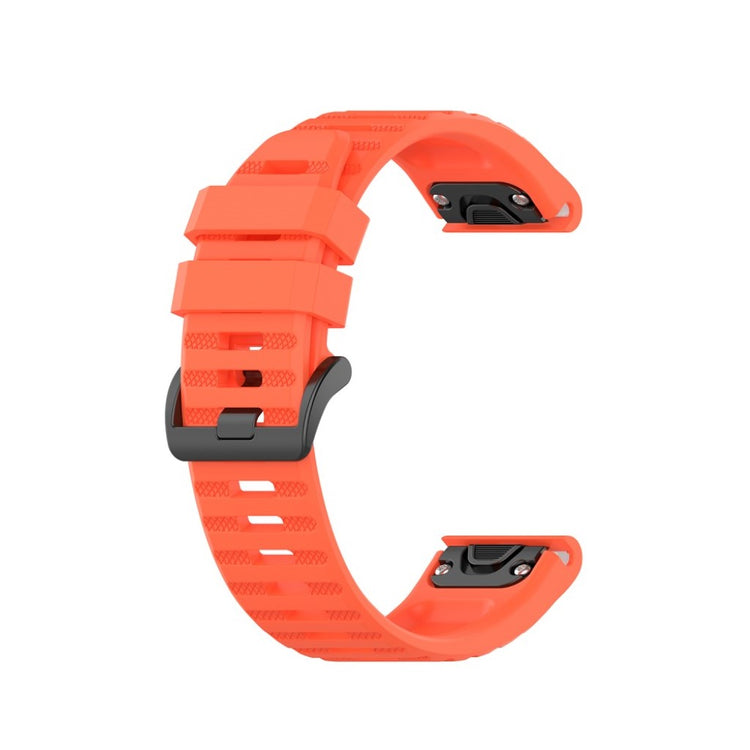 Mega kønt Garmin Fenix 6 Silikone Rem - Orange#serie_12