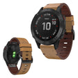 Świetny Garmin Fenix 6X Skóra Naturalna Pasek