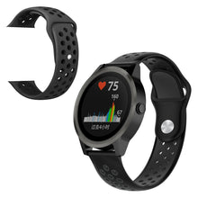 Vildt fantastisk Garmin Venu Silikone Rem - Sort#serie_2