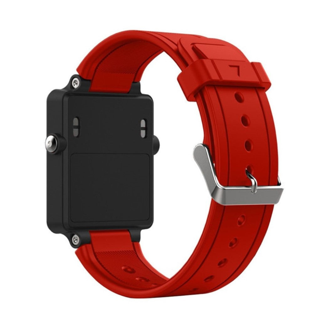 Vildt fed Garmin Vivoactive Acetate Silikone Rem - Rød#serie_3