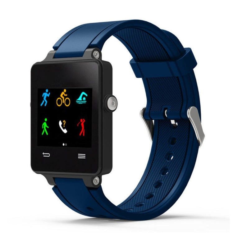 Vildt fed Garmin Vivoactive Acetate Silikone Rem - Blå#serie_6