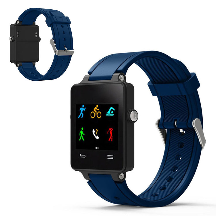 Vildt fed Garmin Vivoactive Acetate Silikone Rem - Blå#serie_6