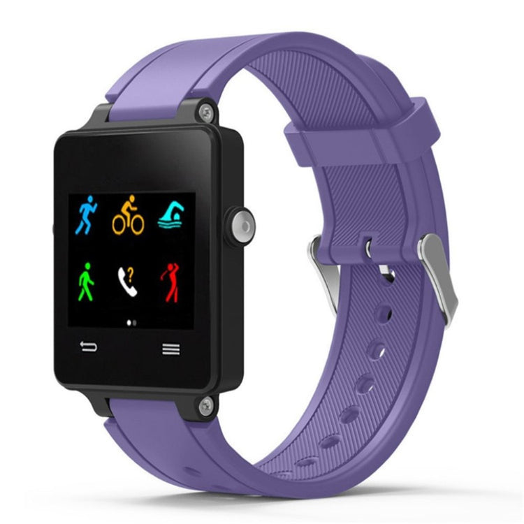 Vildt fed Garmin Vivoactive Acetate Silikone Rem - Lilla#serie_7