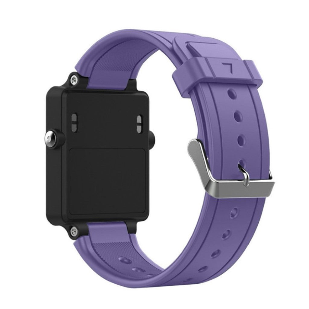 Vildt fed Garmin Vivoactive Acetate Silikone Rem - Lilla#serie_7