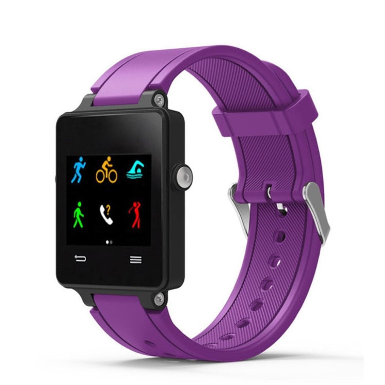 Vildt fed Garmin Vivoactive Acetate Silikone Rem - Lilla#serie_8