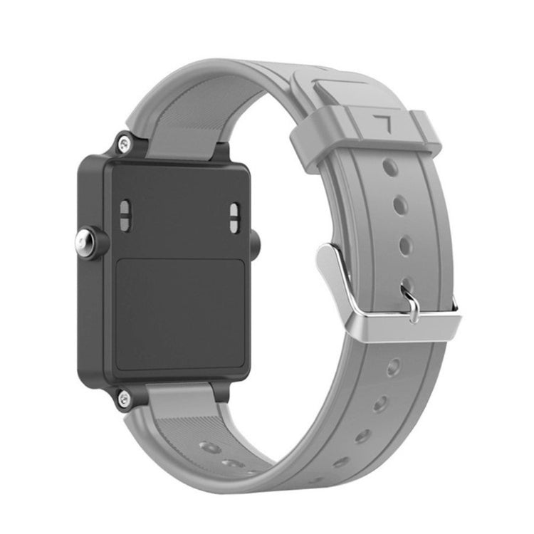 Vildt fed Garmin Vivoactive Acetate Silikone Rem - Sølv#serie_9