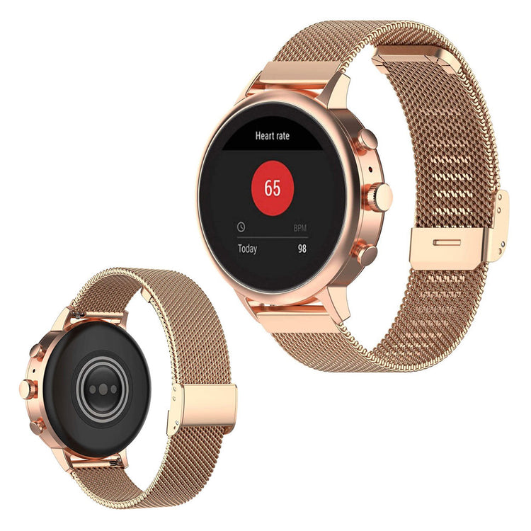 Pænt Garmin Vivoactive 4S Metal Rem - Pink#serie_3