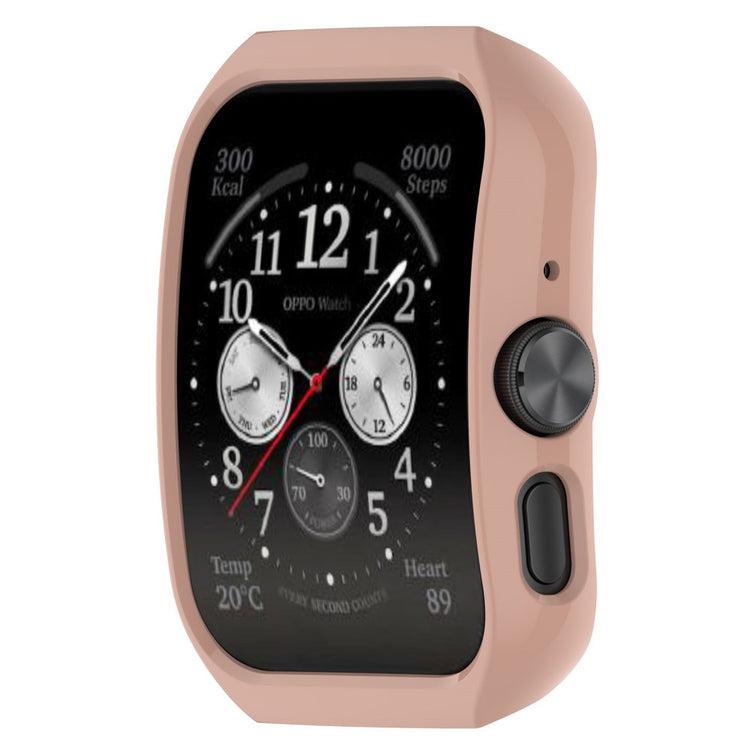 Oppo Watch 3 Pro Plastik Cover med Skærmbeskytter - Pink#serie_6