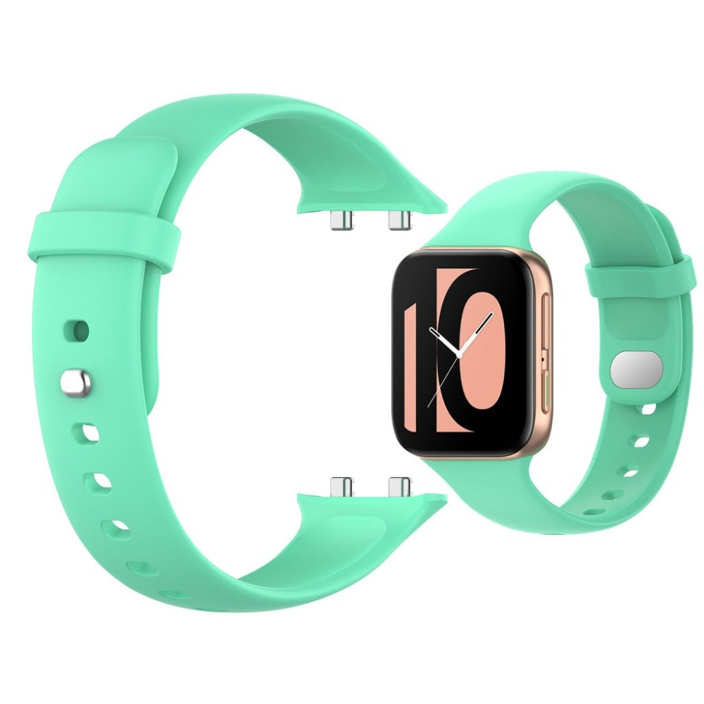 Meget fed Oppo Watch (41mm) Silikone Rem - Grøn#serie_7