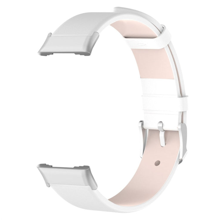 Helt vildt hårdfør Oppo Watch Free Kunstlæder Rem - Hvid#serie_1