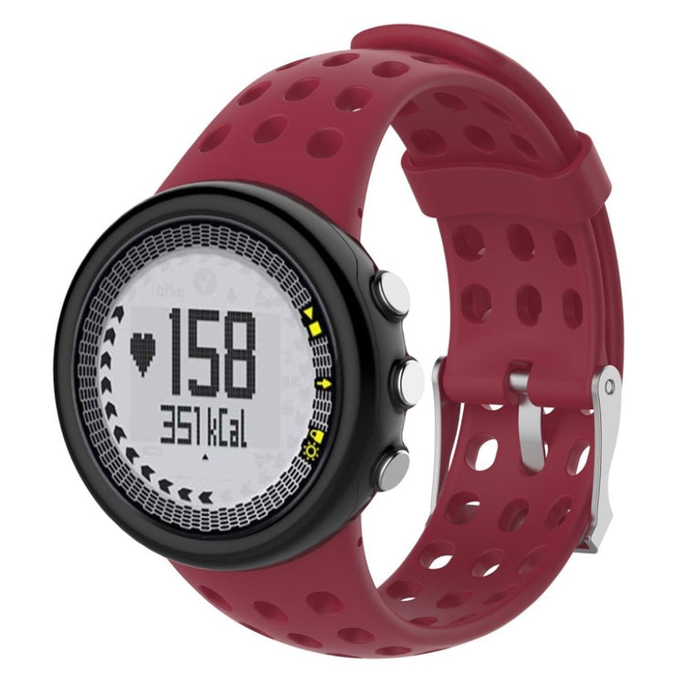 Fantastisk Suunto M1 M2 M4 M5 Silikone Rem - Rød#serie_5