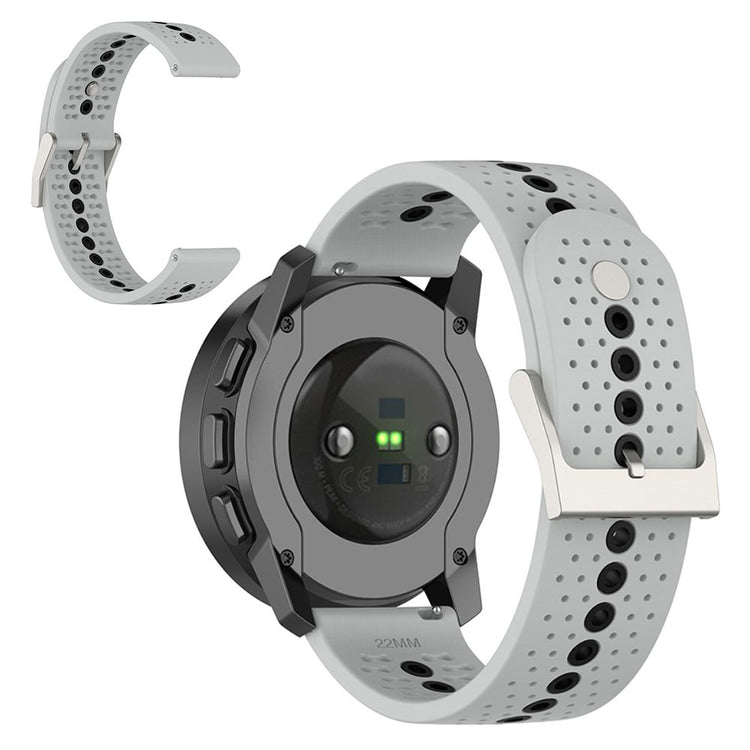 Yndigt Suunto 9 Peak Silikone Rem - Sølv#serie_9