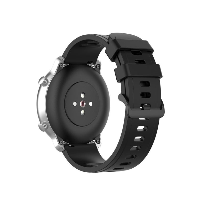 Rigtigt smuk Amazfit GTR 42mm / Amazfit GTS Silikone Rem - Sort#serie_1