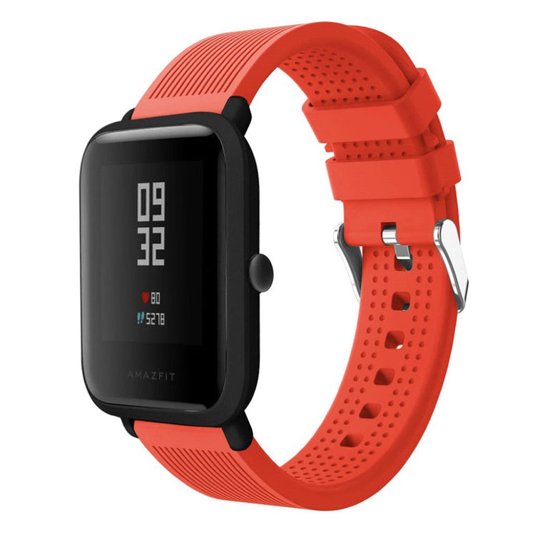 Rigtigt hårdfør Amazfit 1 Silikone Rem - Orange#serie_6