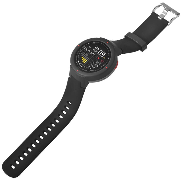 Helt vildt skøn Amazfit Verge 3 Silikone Rem - Sort#serie_1